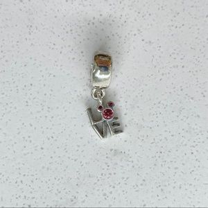 Pandora Disney LOVE dangle charm